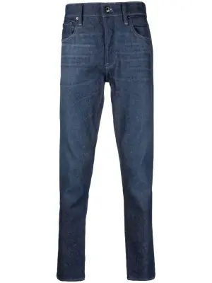 Прямые джинсы с вышитым логотипом