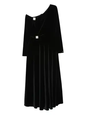 Платье миди с кристаллами