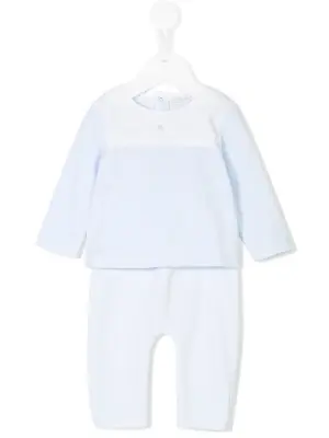 Двухцветный спортивный костюм