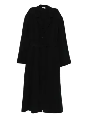 Пальто с поясом