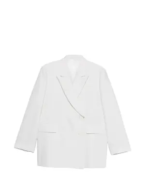 Двубортный пиджак на пуговицах