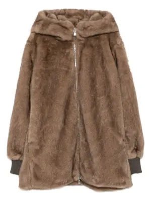 Куртка на молнии с капюшоном