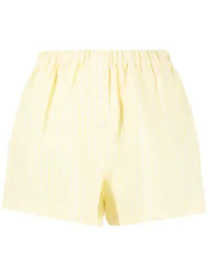 Полосатые шорты с эластичным поясом