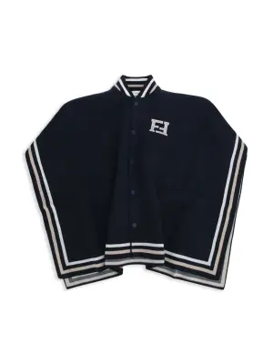 Жаккардовый кейп с логотипом FF