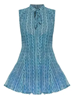 Платье мини с принтом