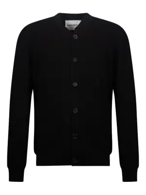 Кардиган с круглым вырезом