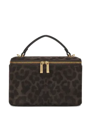 Мини-сумка с леопардовым принтом