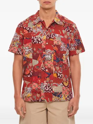 Рубашка в технике пэчворк