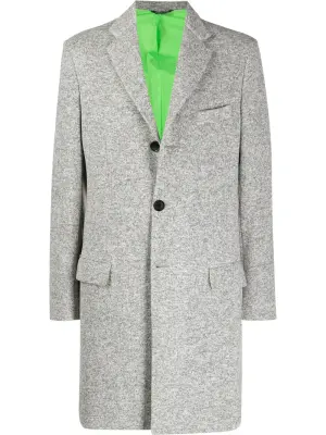 Однобортное пальто узкого кроя