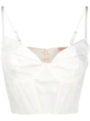 приталенный топ-корсет