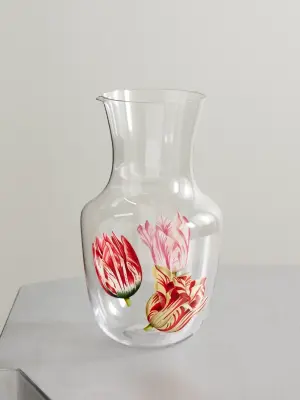 Кувшин для воды из расписного хрусталя LOBMEYR Tulipmania