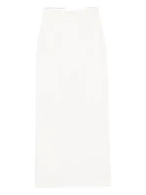 Прямая юбка с завышенной талией