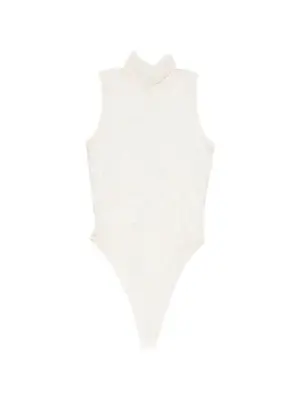 Боди с высоким воротником