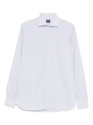 Полосатая рубашка на пуговицах