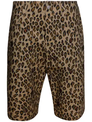 Шорты с леопардовым принтом