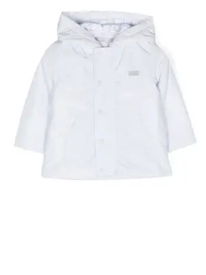 Куртка с капюшоном и нашивкой-логотипом