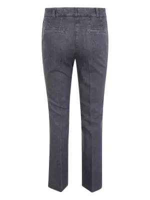 Джинсы с заутюженными стрелками