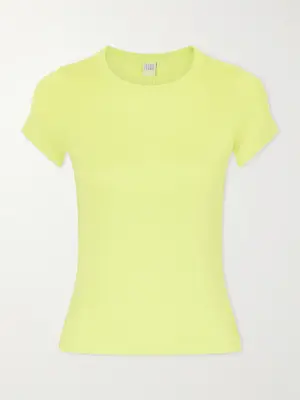 Футболка Car Baby Tee из органического хлопкового джерси в рубчик