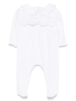 Пижама с цветочной аппликацией