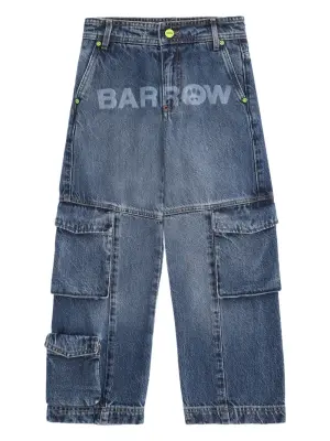 Джинсы карго с логотипом
