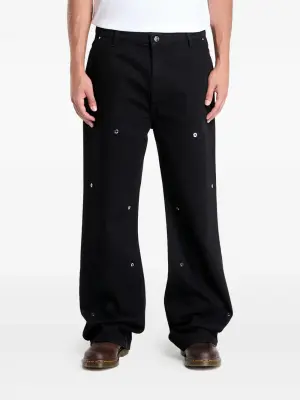 Джинсы с заклепками