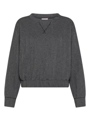 Свитшот с елочным узором