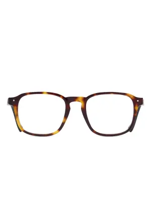 Очки в квадратной оправе черепаховой расцветки