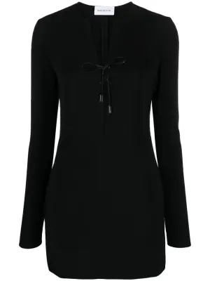 Платье мини Seeran со шнуровкой