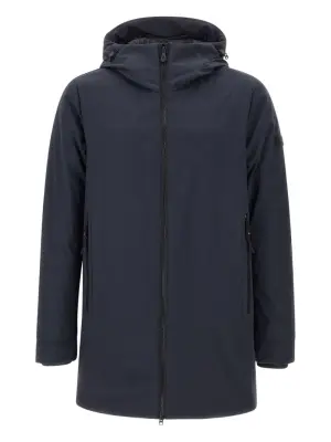 Парка на молнии с капюшоном