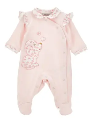 Комбинезон для новорожденного с вышитым логотипом