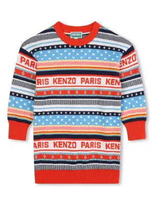 Жаккардовый джемпер в полоску