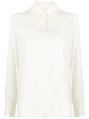 Рубашка с заостренным воротником