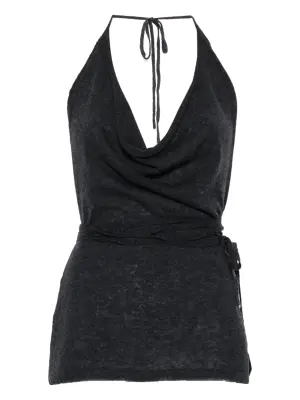 Топ с вырезом халтер