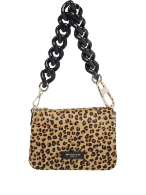 Сумка-тоут с леопардовым принтом