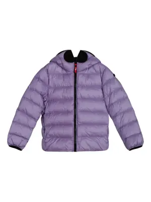 Стеганая куртка с капюшоном