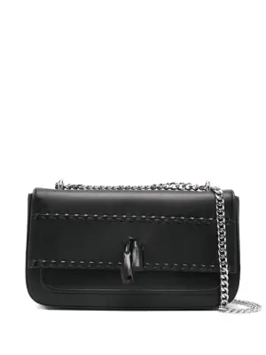 Кожаная сумка через плечо