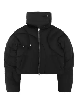 укороченный пуховик