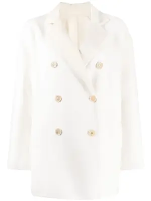 Двубортное пальто