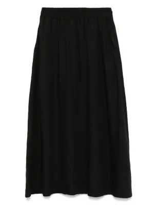 Льняная юбка миди