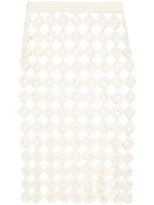 Юбка миди Stanza в технике кроше