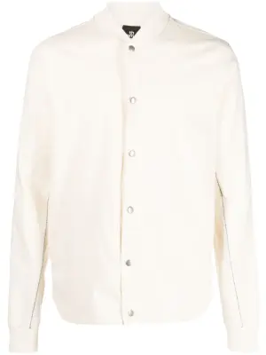 Бомбер с декоративной строчкой