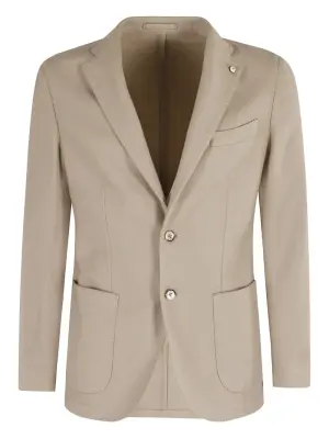Пиджак с накладными карманами