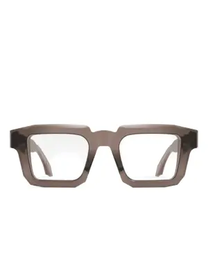 Очки с гладкой прямоугольной оправой