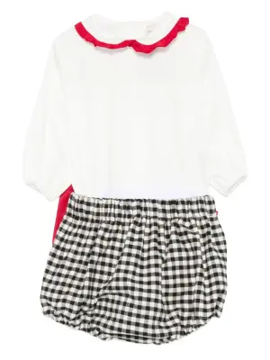 Шорты в клетку «виши»