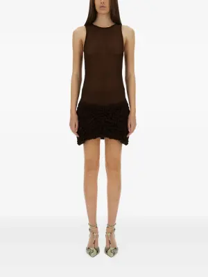 Платье мини Poncik с оборками