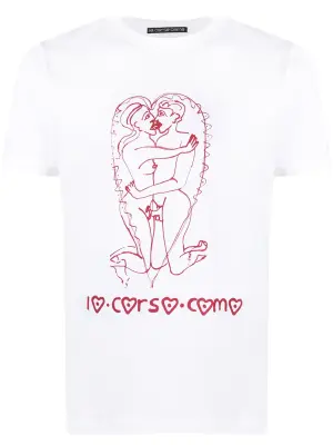 Футболка с короткими рукавами и графичным принтом