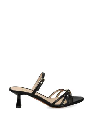 Мюли с пряжкой и каблуком 50 мм