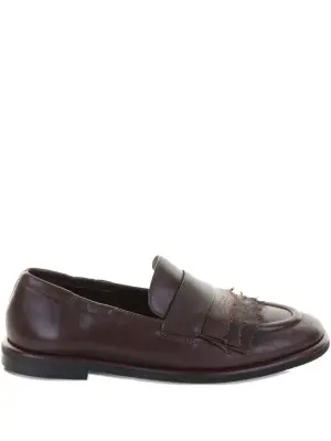 Лоферы с бахромой