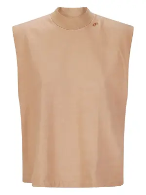 Топ с вышитым логотипом