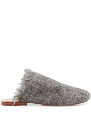 Лоферы с отделкой бахромой